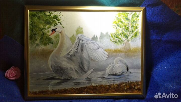 Картина маслом 30на40 На картонном холсте