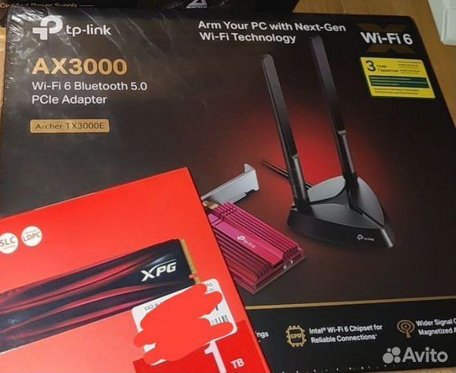 Wi-Fi адаптер + Bluetooth TP-link Archer TX3000E