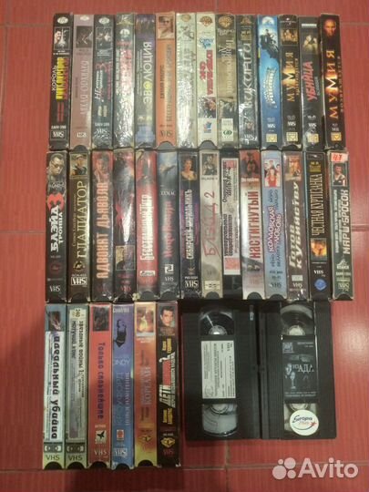 VHS видеокассеты, большая коллекция