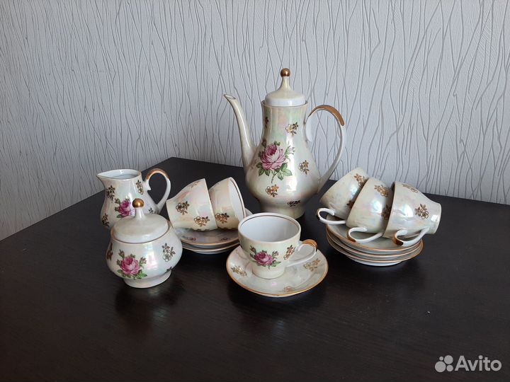 Кофейный сервиз на 6 персон kahla гдр