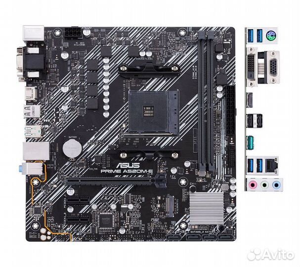 Материнская плата Asus Prime A520M-E