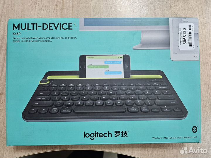 Клавиатура мембранная Logitech K480 Bluetuth