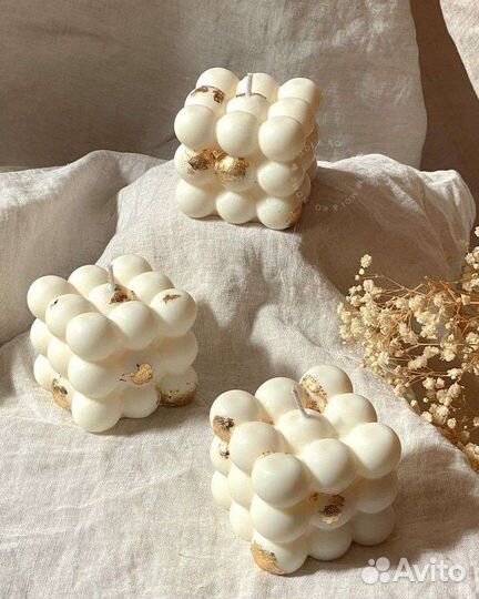 Ароматическая свеча ручной работы