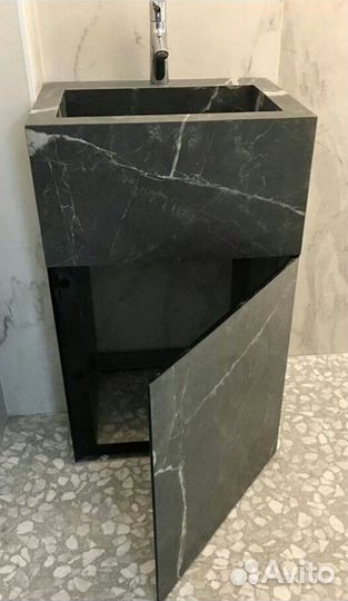 Раковина в ванную из керамогранита