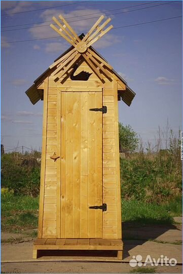 Дачный туалет с декором йщт 307