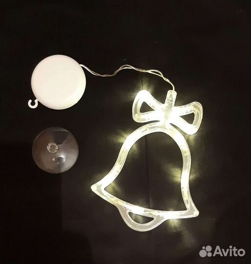 Светодиодные фигуры на подвесе, 12 см