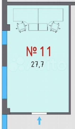 Свободного назначения, 28 м²
