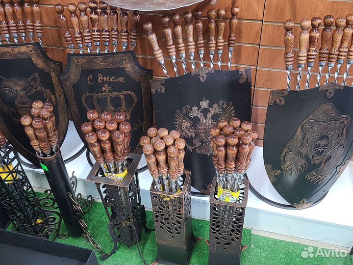 Подставки под шампуры подарочные