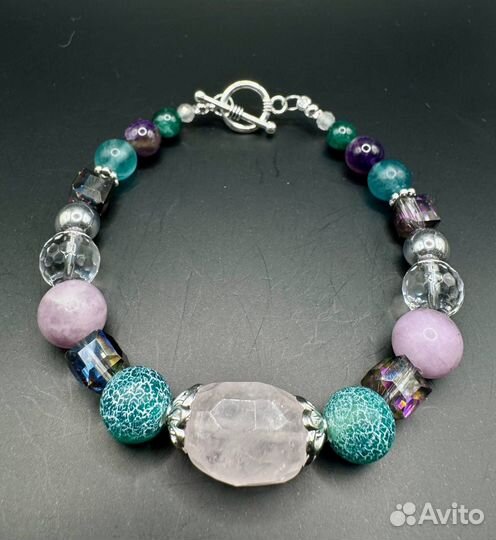 Набор браслетов из натуральных камней