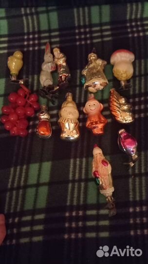 Елочные игрушки СССР советские, винтаж см. Описан