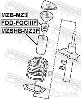 Отбойник переднего амортизатора FDD-fociiif Febest