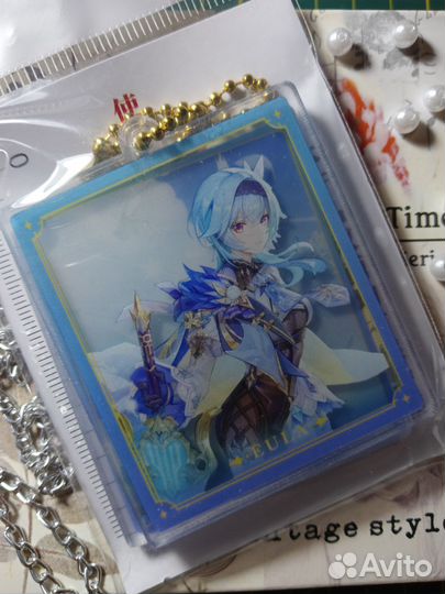 Двойные акриловые брелки геншин импакт