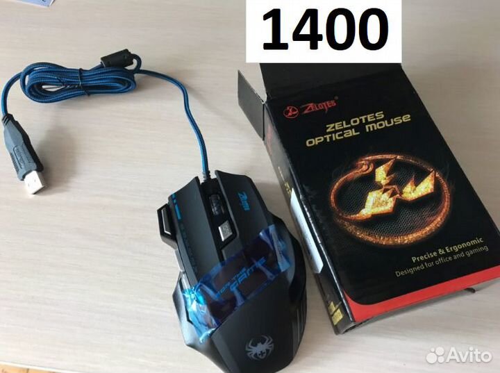 Мышка механическая игровая геймерская мышь