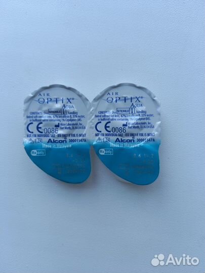 Линзы контактные