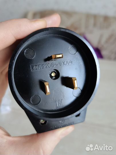 Вилка электролиты 40А, 220В