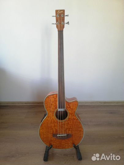 Zenn ZB22CE FL акустическая безладовая бас гитара