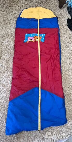 Туристический детский спальный мешок 150 см