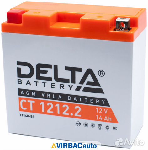 Аккумулятор Delta 14 Ач 155 А