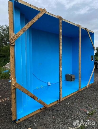 Бассейн с лестницей 4м*3м*1,5м