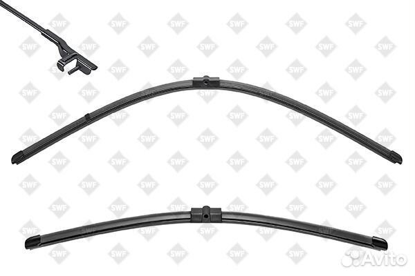 Щетки стеклоочистителя бескаркасные 650/500мм