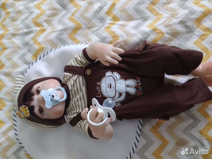 Кукла реборн силиконовая.Мальчик