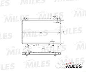 Радиатор двигателя Infiniti FX35 A/T