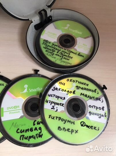 Cd диски 80 шт с мультфильмами и детск фильмами