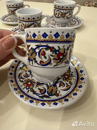 Кофейный набор для эспрессо. Турция