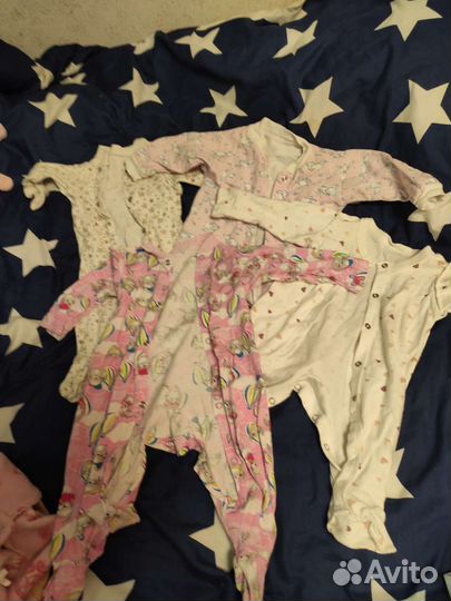 Вещи пакетом для девочки от 0 до 3 месяцев