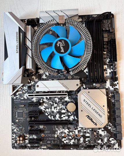 Материнская плата ASRock B450 steel legend
