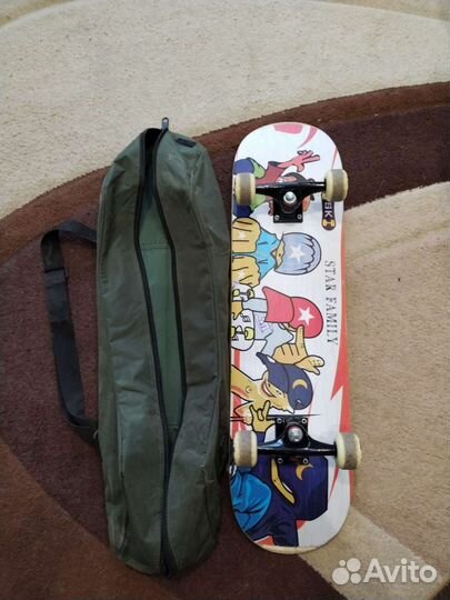 Скейтборд +сумка