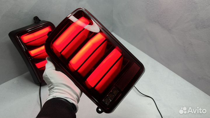 Задние фонари Нива в стиле Mercedes E-class (RED)