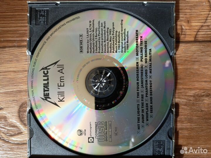 Cd диски Metallica