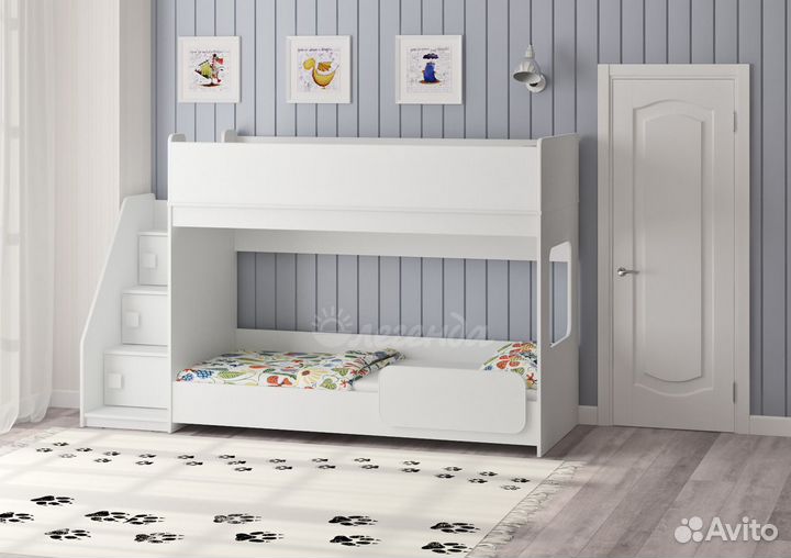 Двухъярусная кровать Легенда 42.4.1 и 43.4.1