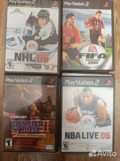 Диски с играми для PS2