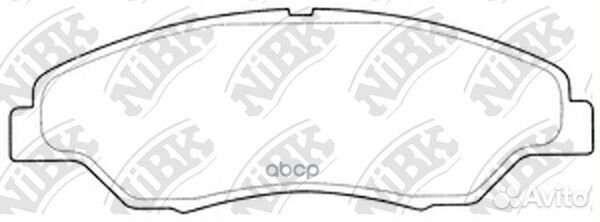 Колодки тормозные дисковые перед PN0634 NiBK