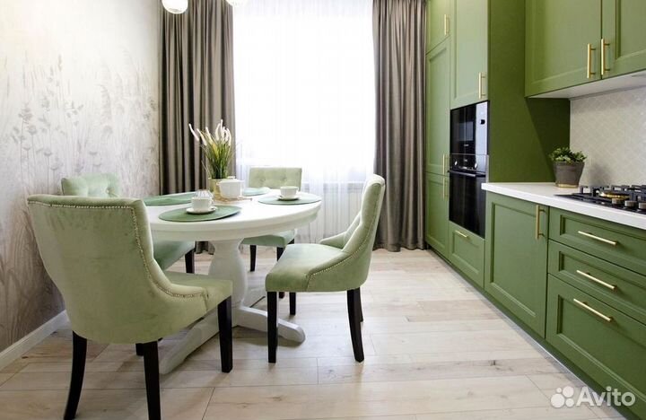 Угловая кухня с мдф фасадами