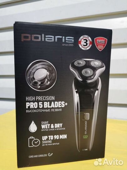 Бритва электрическая Polaris. Новая