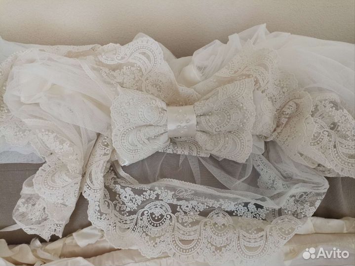 Комплект в кроватку с балдахином