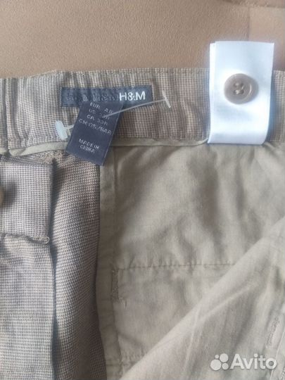 Брюки муж,матертал лен