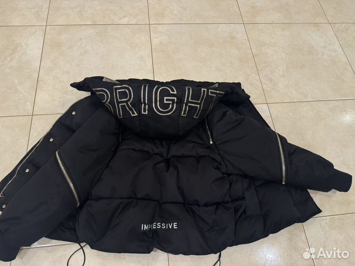 Пуховик зимний для девочки gulliver