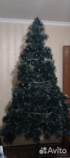 Ель искуственная заснеженная 220 бу