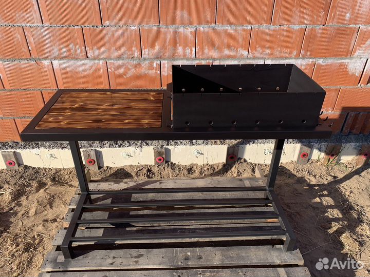 Мангал в стиле лофт