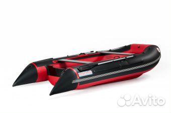 Лодка пвх Mishimo Lite 335 (красно-черный) корея