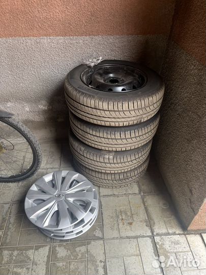 Колеса в сборе r15 летние Лада Веста,Рио, Солярис