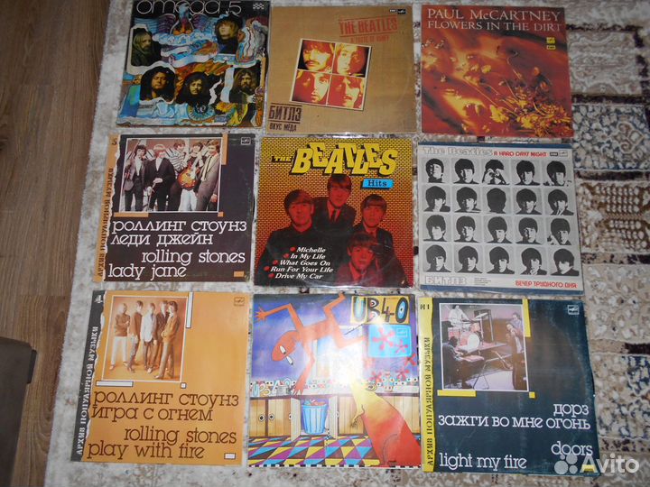 Виниловые пластинки из личной коллекции