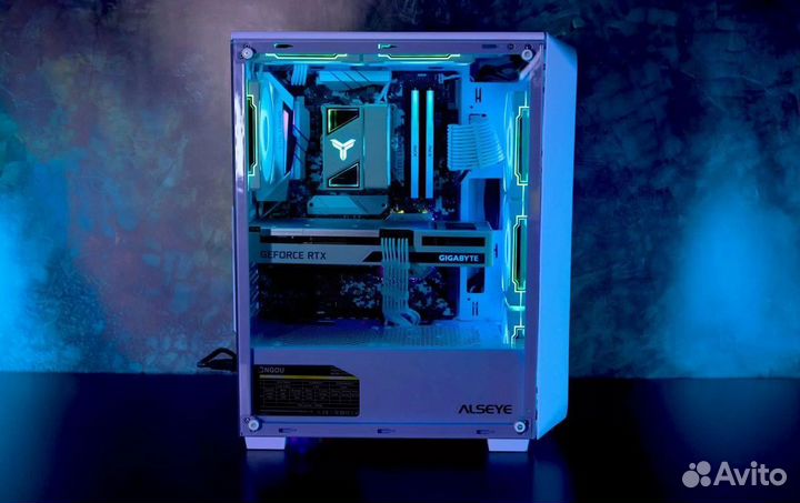 Белый игровой пк - RTX 3060 Intel Core i7
