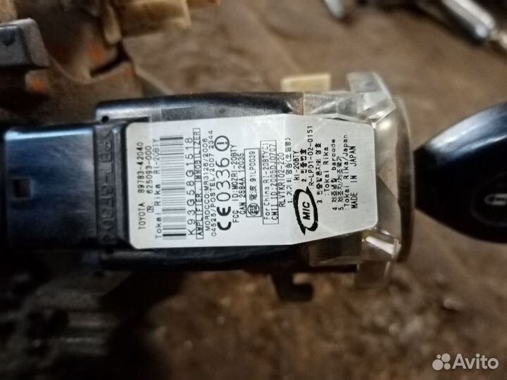 Рулевая колонка с эур. Тойота Королла-150