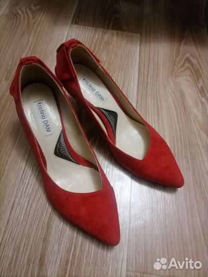 Туфли натуральная замша 38 размер