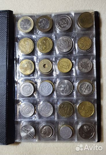 Разные иностранные монеты. 168 шт